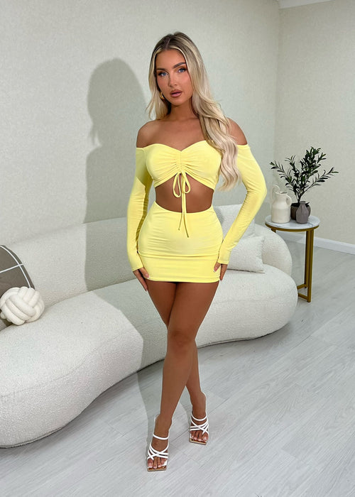 Flawless Affair Two Piece - Yellow